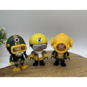Lot of 3 Ryan’s World 2 Scuba Divers & 1 Ryan 3” Figure Action Toy Replacement